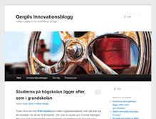 Tablet Screenshot of gergilsinnovation.se